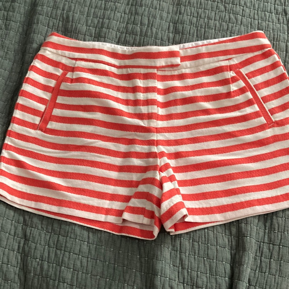 Orange cream color dressy shorts
